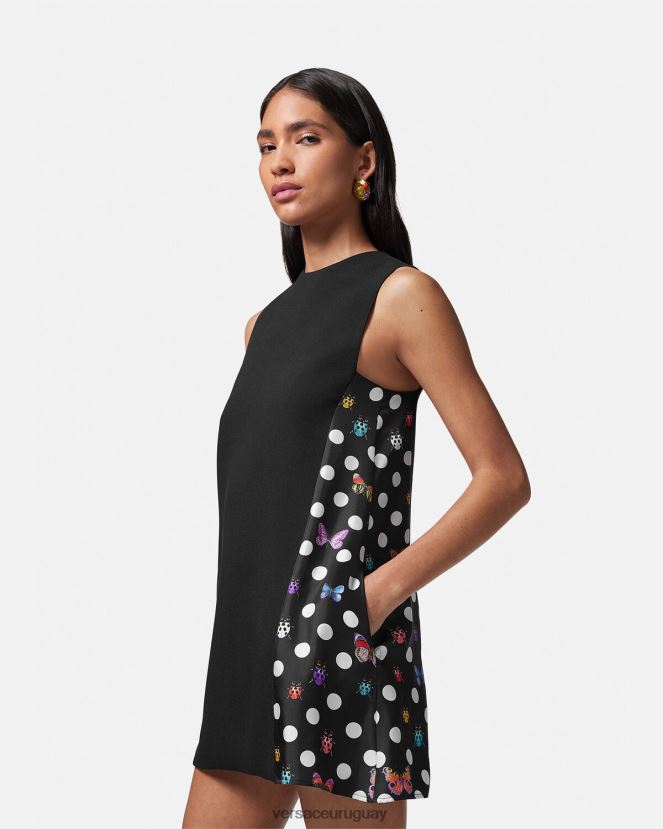 Versace mini vestido de mariposas mujer un color ropa H88R0H3