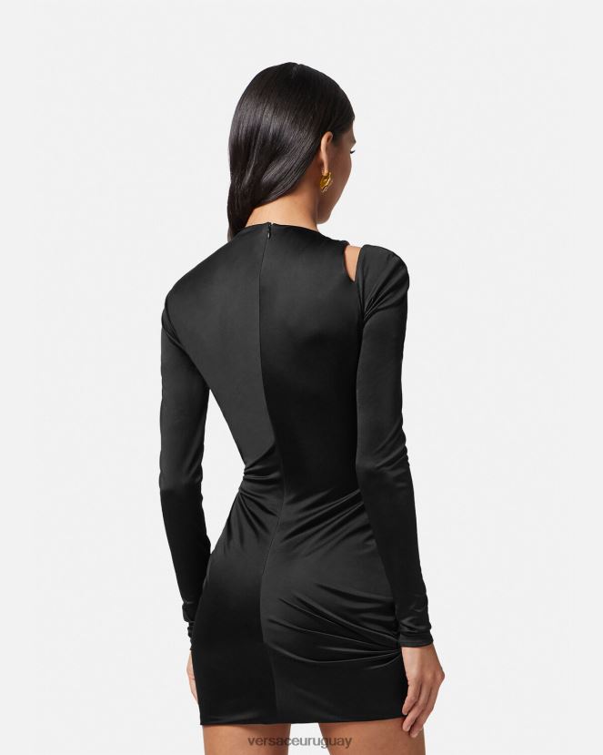 Versace minivestido floral anudado de verano mujer un color ropa H88R0H22