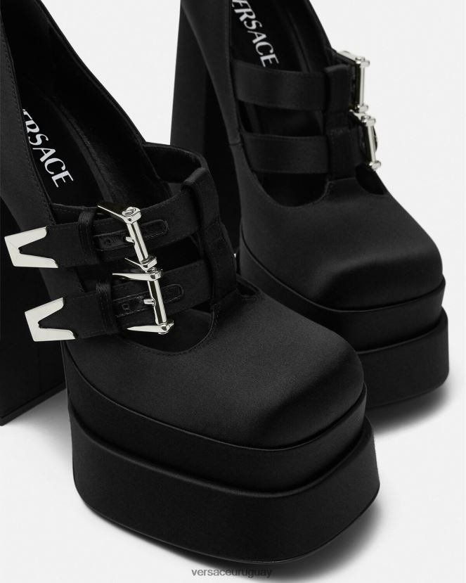 Versace bombas de plataforma aevitas mujer negro zapato H88R0H417