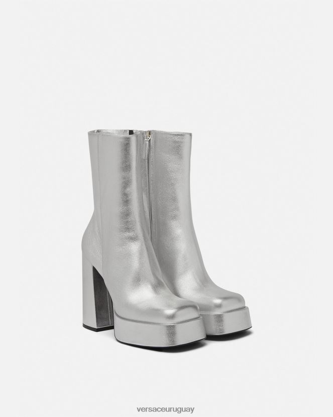 Versace botas aevitas con plataforma metalizada mujer un color zapato H88R0H406