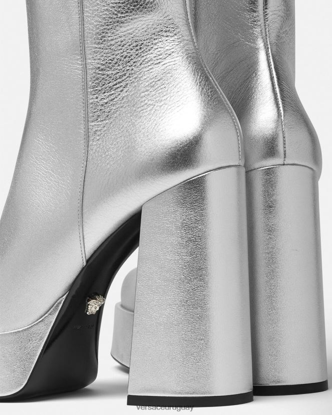 Versace botas aevitas con plataforma metalizada mujer un color zapato H88R0H406