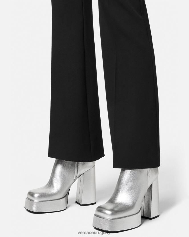 Versace botas aevitas con plataforma metalizada mujer un color zapato H88R0H406