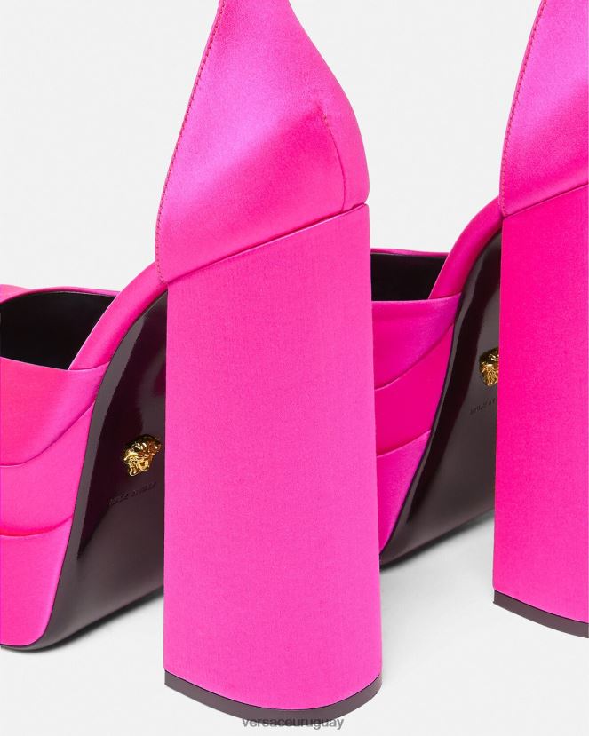 Versace zapatos de salón con plataforma medusa aevitas mujer fucsia zapato H88R0H410