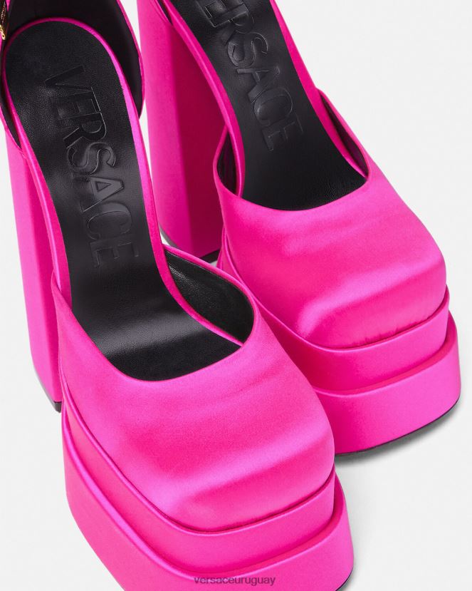Versace zapatos de salón con plataforma medusa aevitas mujer fucsia zapato H88R0H410