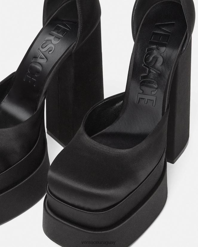 Versace zapatos de salón con plataforma medusa aevitas mujer negro zapato H88R0H409