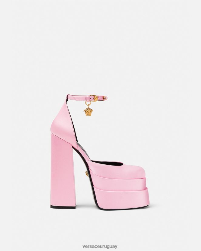 Versace zapatos de salón con plataforma medusa aevitas mujer rosa zapato H88R0H423