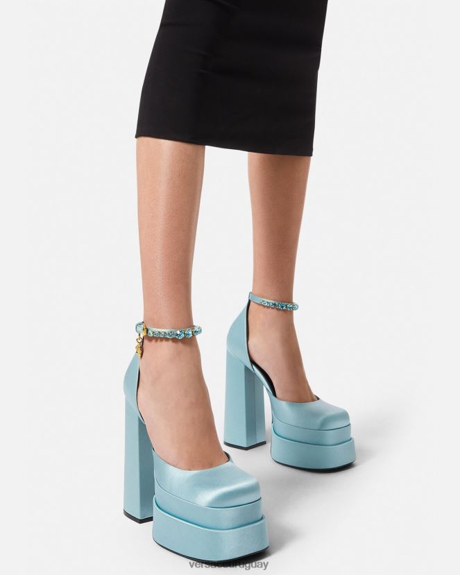 Versace zapatos de salón con plataforma medusa aevitas mujer un color zapato H88R0H413