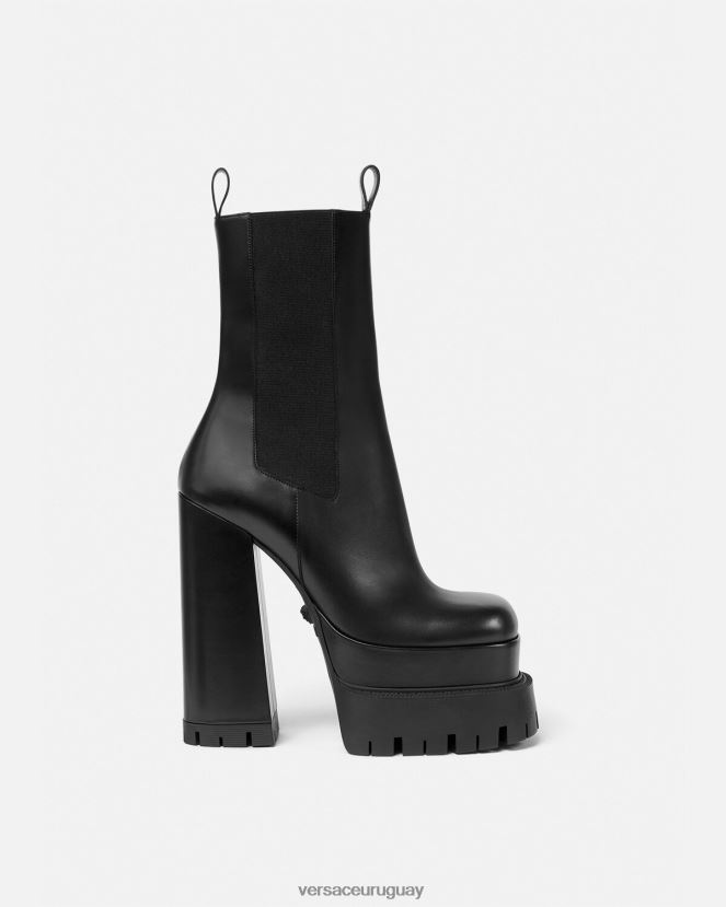 Versace botas aevitas plataforma mujer negro zapato H88R0H479