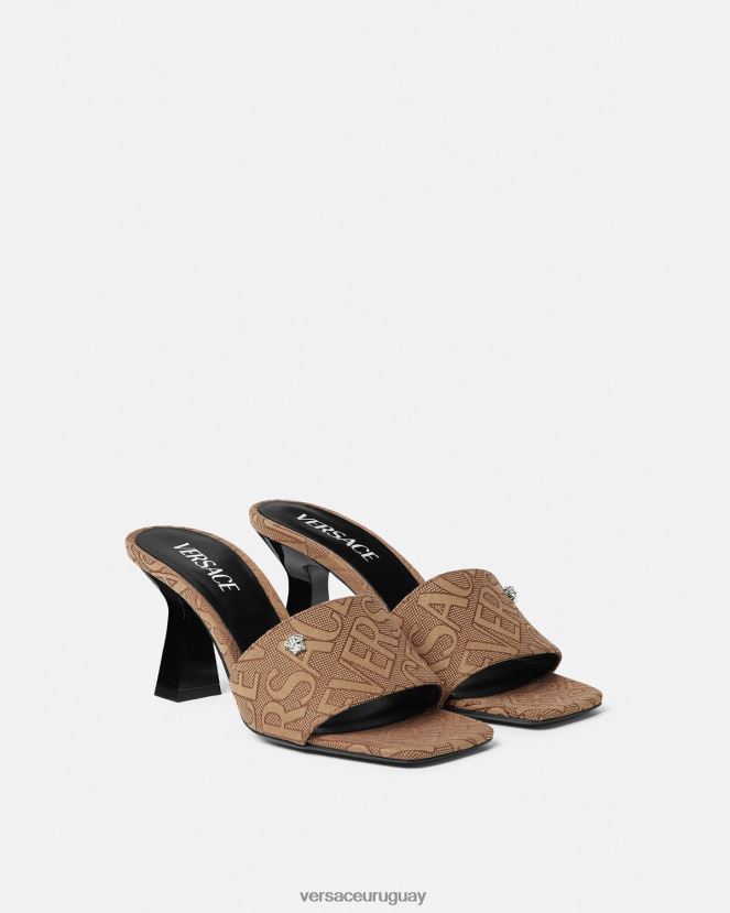Versace mules por toda la prenda mujer marrón zapato H88R0H441