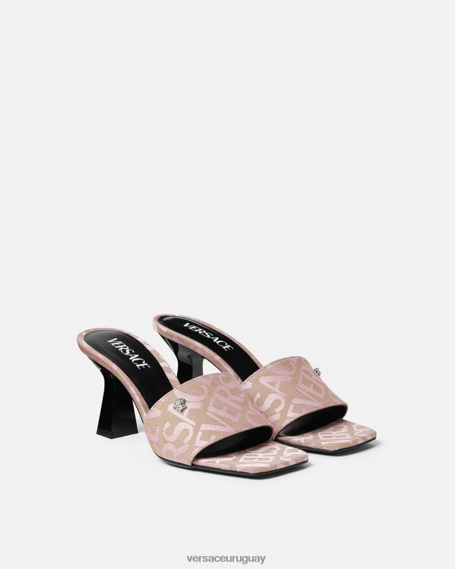 Versace mules por toda la prenda mujer rosa zapato H88R0H442