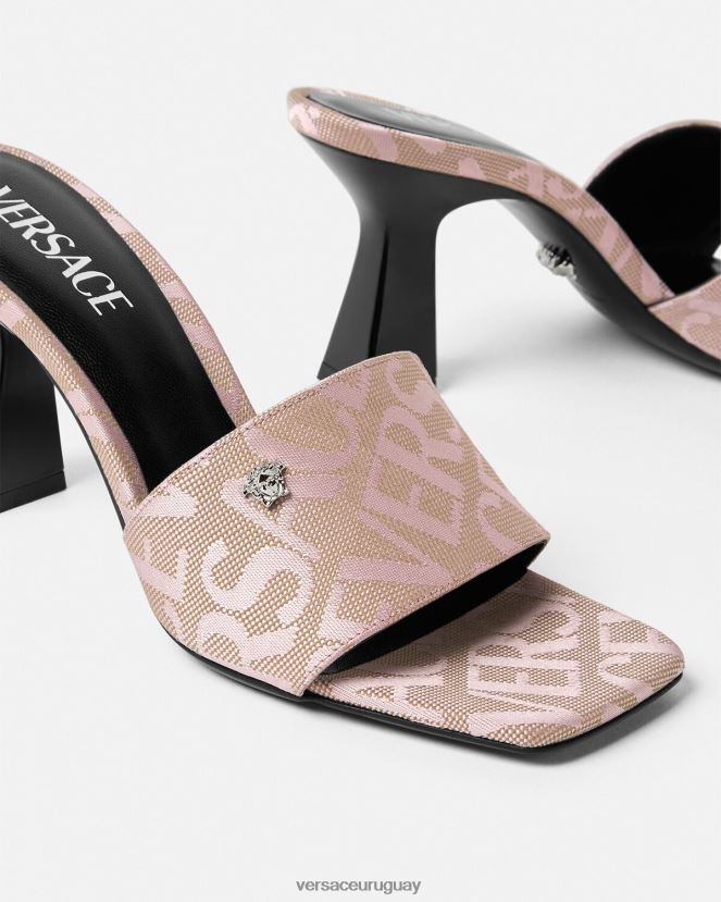 Versace mules por toda la prenda mujer rosa zapato H88R0H442