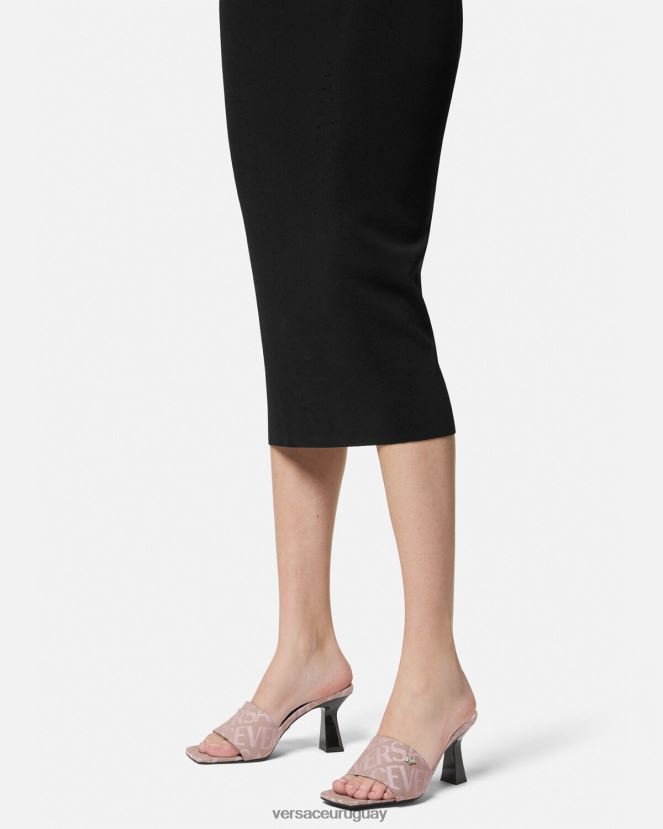 Versace mules por toda la prenda mujer rosa zapato H88R0H442