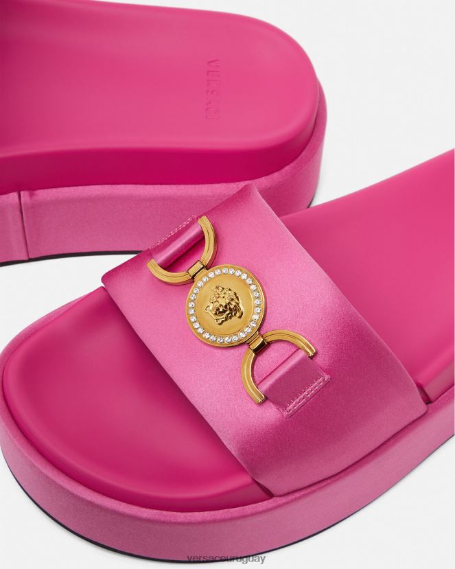 Versace sandalias con plataforma Medusa \'95 mujer rosa zapato H88R0H454