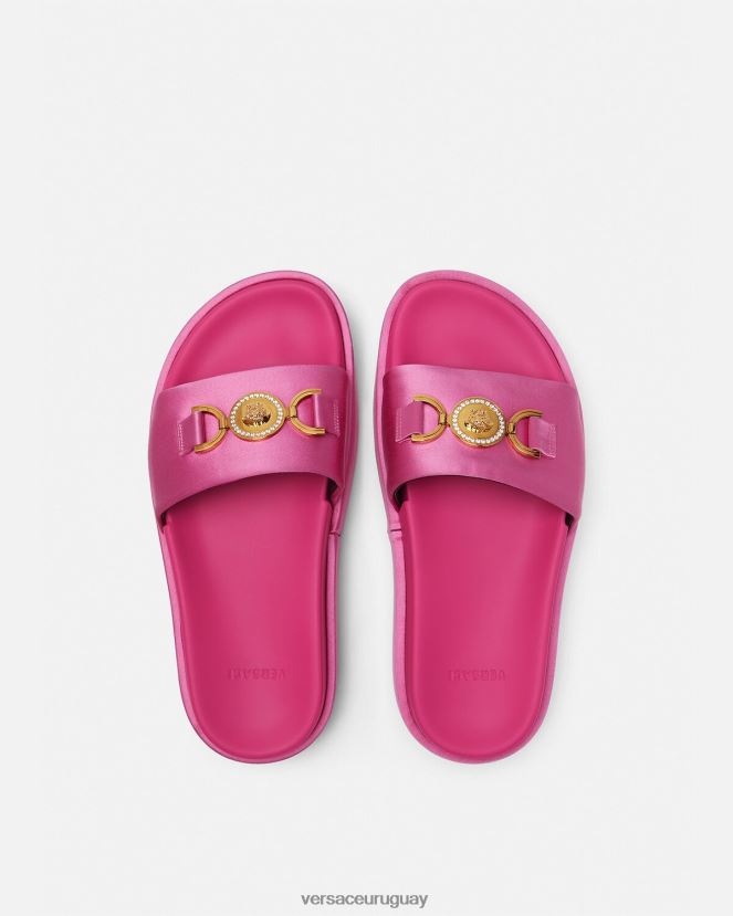 Versace sandalias con plataforma Medusa \'95 mujer rosa zapato H88R0H454