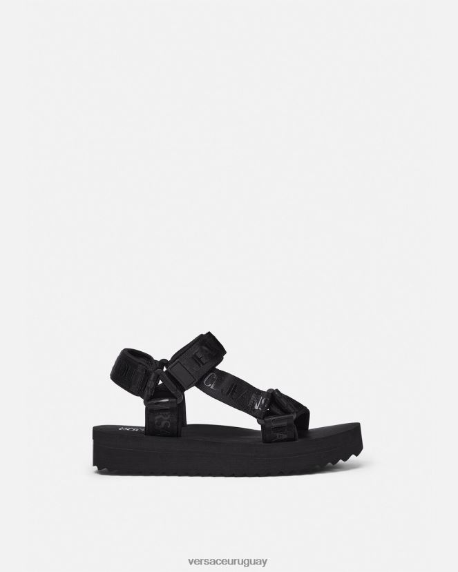 Versace sandalias miami mujer negro zapato H88R0H2297