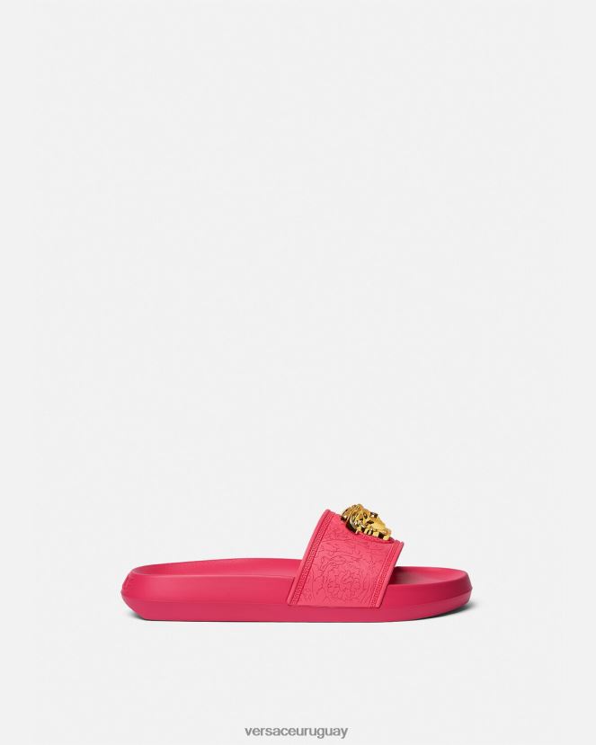 Versace toboganes palazzo mujer fucsia zapato H88R0H459