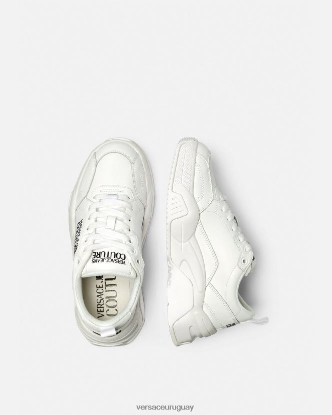 Versace zapatillas de deporte con mirada de estrellas mujer blanco zapato H88R0H2266