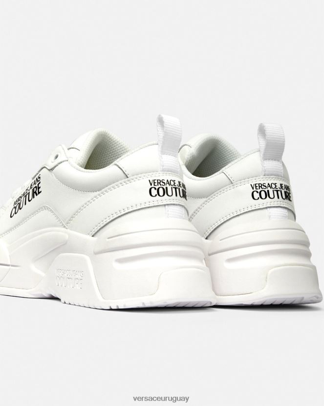 Versace zapatillas de deporte con mirada de estrellas mujer blanco zapato H88R0H2266