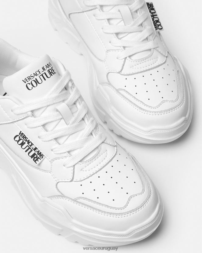Versace zapatillas de deporte speedtrack mujer blanco zapato H88R0H2274
