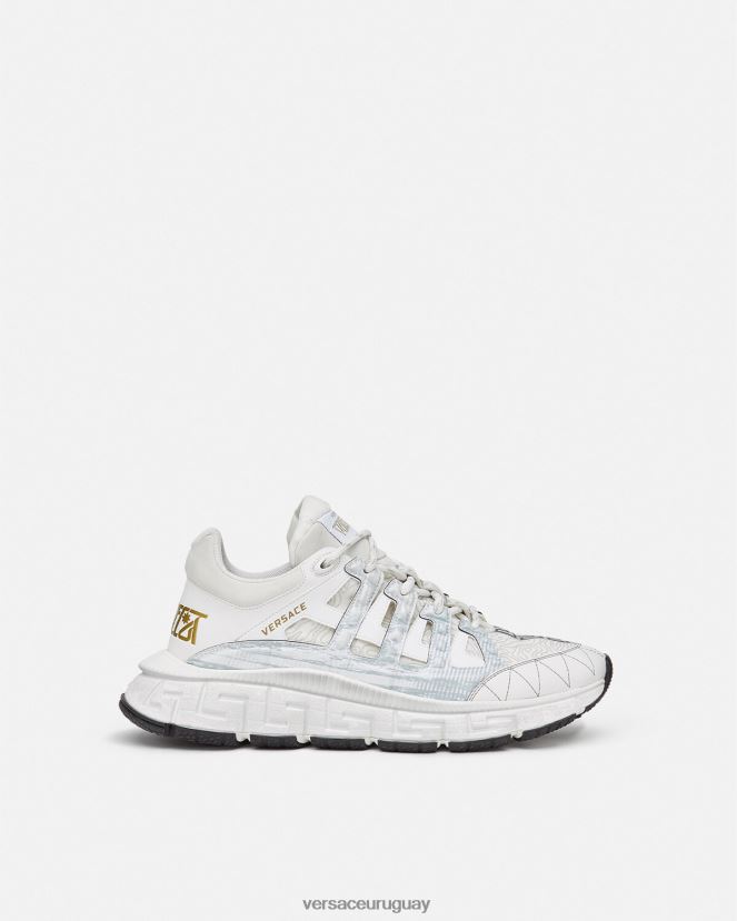 Versace zapatillas trigrecas mujer blanco zapato H88R0H509
