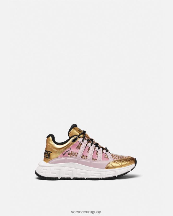 Versace zapatillas trigrecas mujer rosa zapato H88R0H500