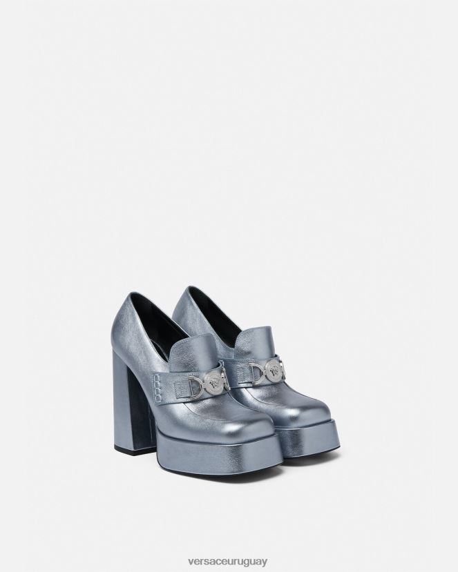 Versace zapatos de tacón con plataforma metálica Medusa \'95 mujer un color zapato H88R0H485