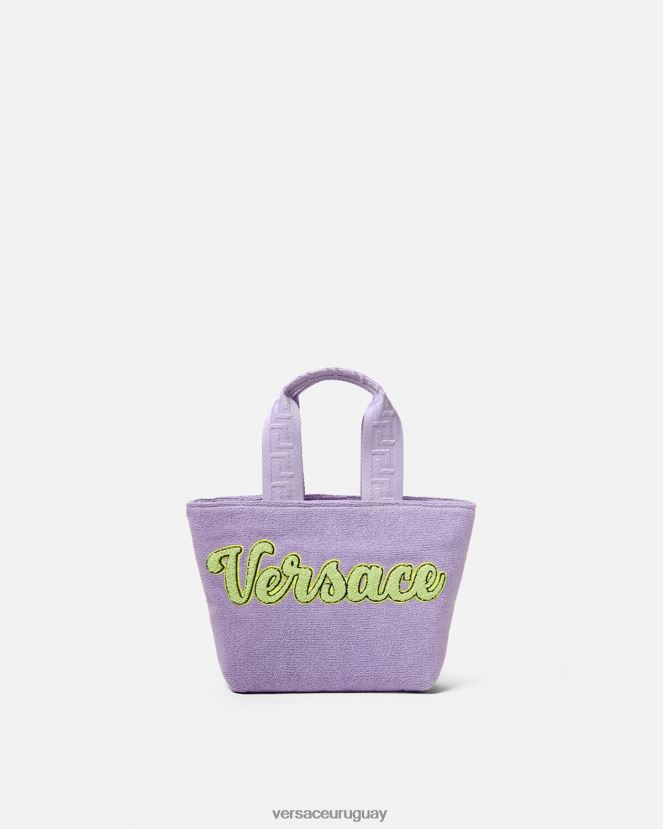 Versace bolso shopper con logo niños lila bolsas H88R0H2076