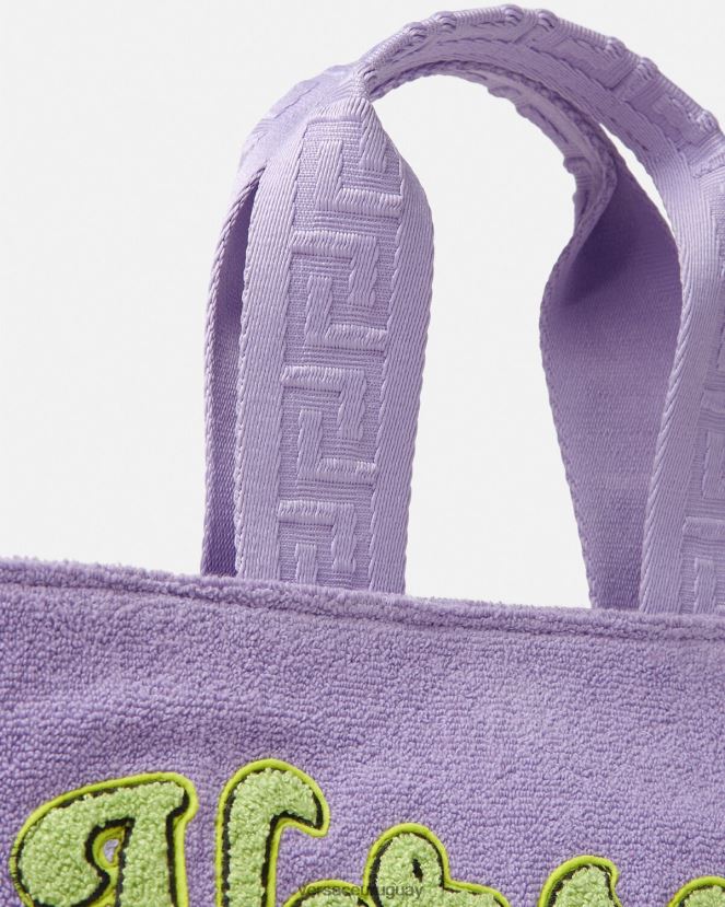 Versace bolso shopper con logo niños lila bolsas H88R0H2076