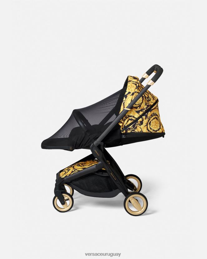 Versace mosquitera para cochecito de bebé niños negro accesorios H88R0H1838