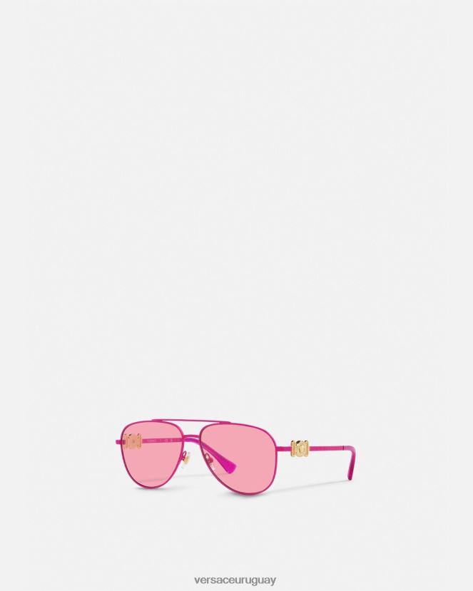 Versace gafas de sol de aviador medusa niños púrpura accesorios H88R0H2058