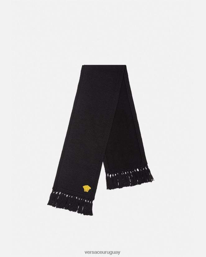 Versace bufanda de medusa niños negro accesorios H88R0H2072