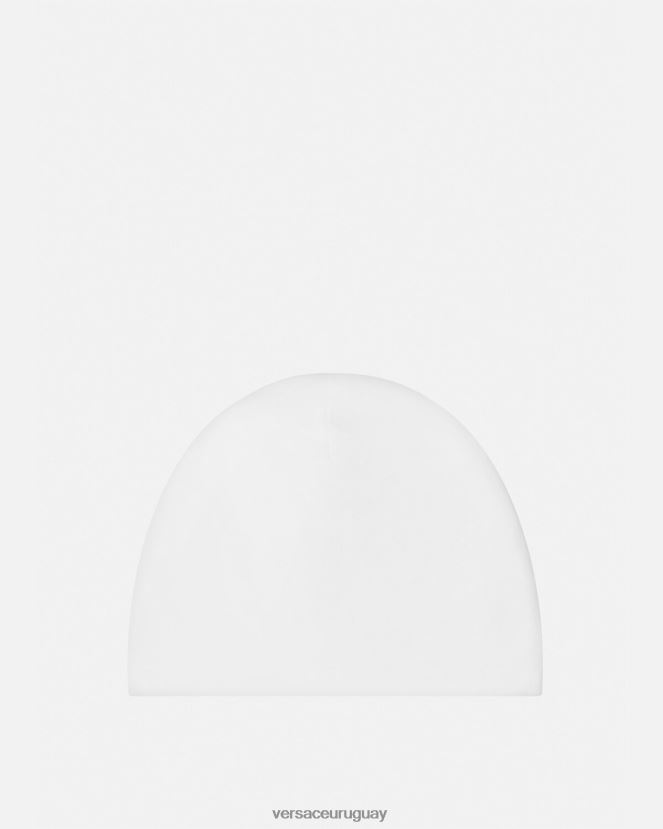 Versace gorro de bebé con medusa niños azul blanco accesorios H88R0H1816