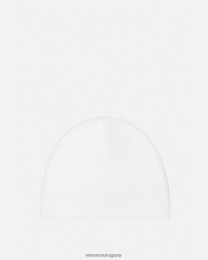Versace gorro de bebé con medusa niños blanco y rosa accesorios H88R0H1817