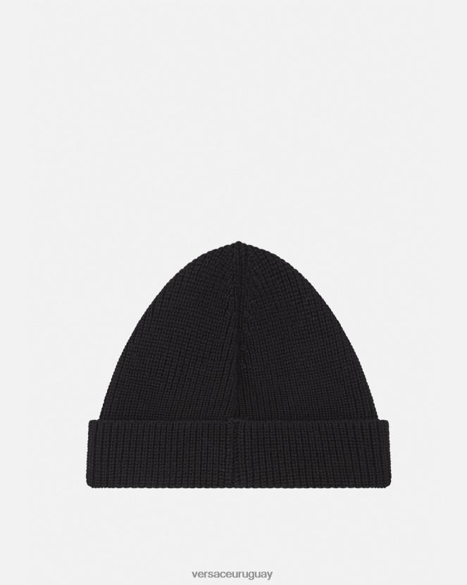 Versace gorro de medusa niños negro accesorios H88R0H2073