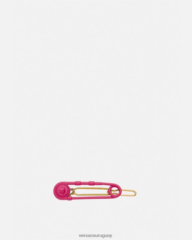 Versace pinza para el cabello con pasador de seguridad niños oro rosado accesorios H88R0H2074