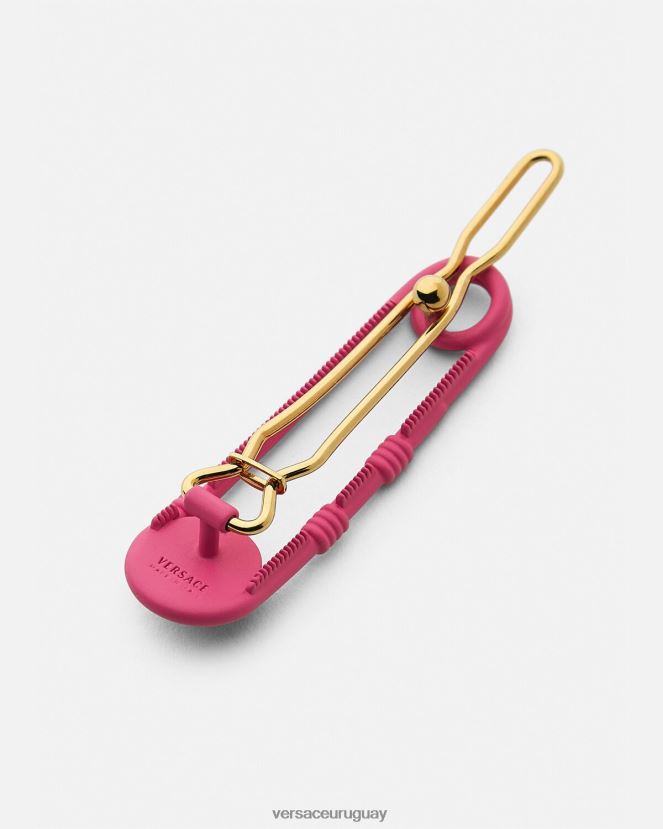 Versace pinza para el cabello con pasador de seguridad niños oro rosado accesorios H88R0H2074