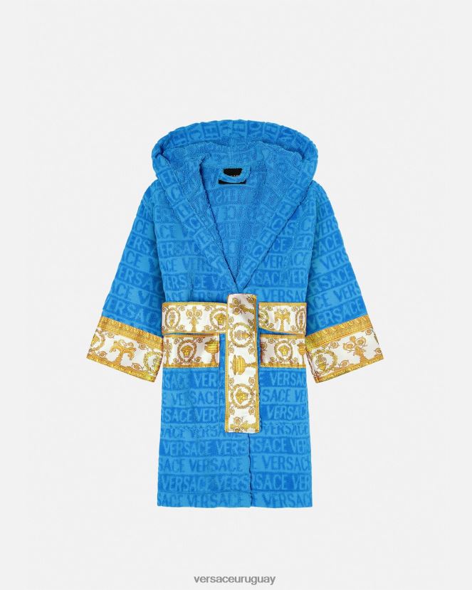 Versace bata de baño niños azul claro ropa H88R0H2064
