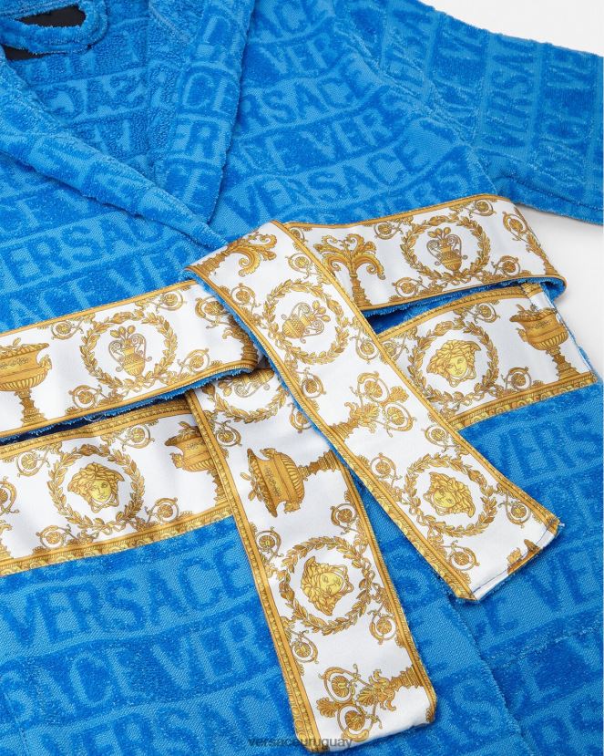 Versace bata de baño niños azul claro ropa H88R0H2064