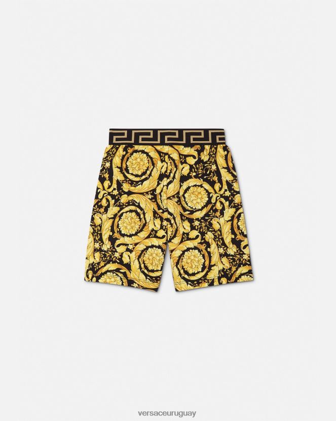 Versace pantalones cortos barrocos niños imprimir ropa H88R0H1956