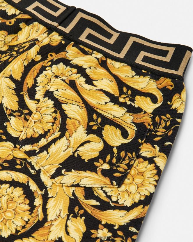 Versace pantalones cortos barrocos niños imprimir ropa H88R0H1956