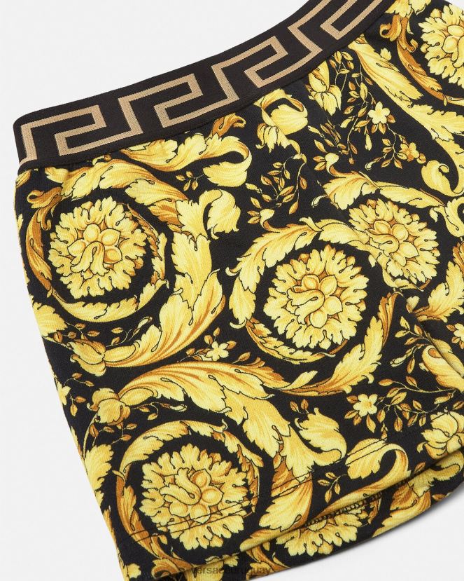 Versace pantalones cortos de bebé barroco niños imprimir ropa H88R0H1887