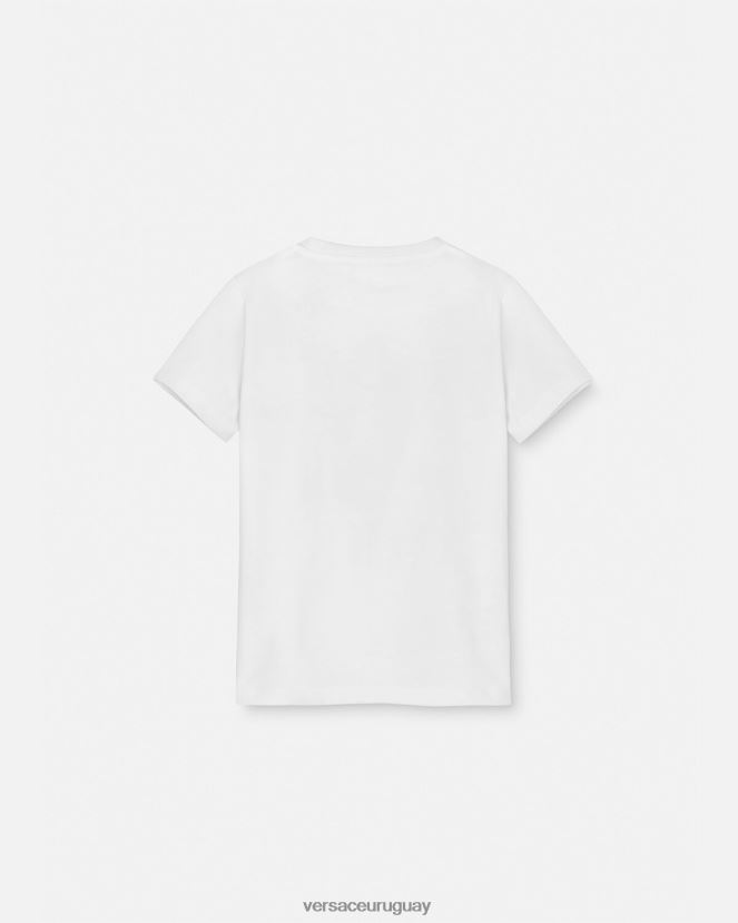 Versace camiseta del conejo del año nuevo lunar niños azul ropa H88R0H1991