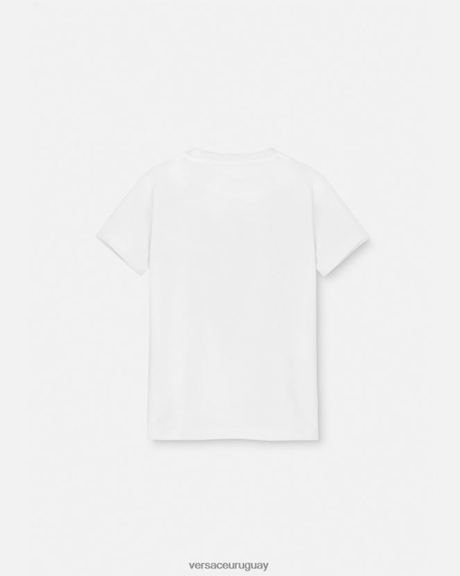 Versace camiseta del conejo del año nuevo lunar niños rosa ropa H88R0H1990