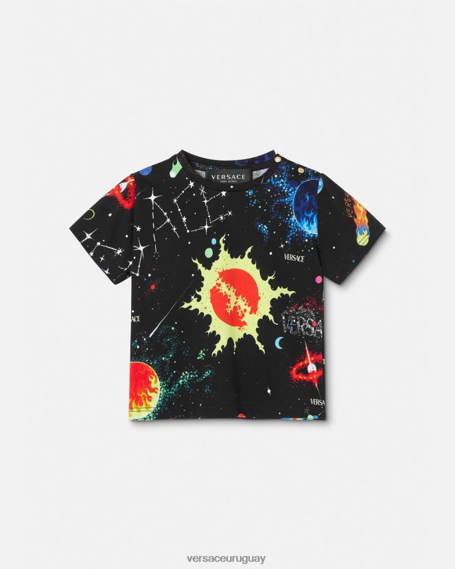 Versace galaxia camiseta para bebé niños imprimir ropa H88R0H1882