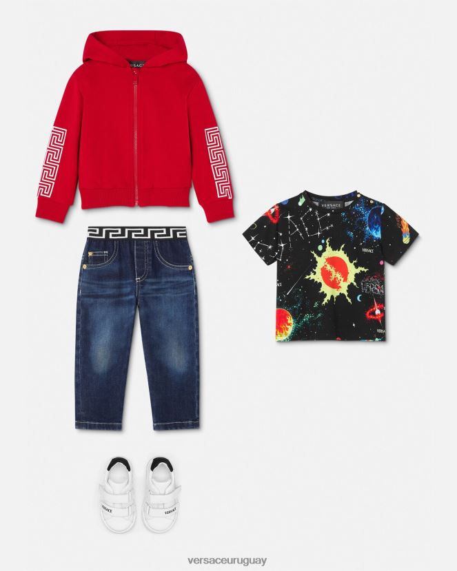 Versace galaxia camiseta para bebé niños imprimir ropa H88R0H1882