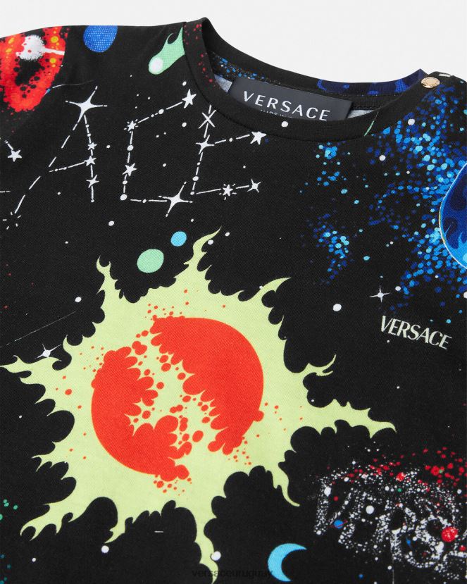Versace galaxia camiseta para bebé niños imprimir ropa H88R0H1882