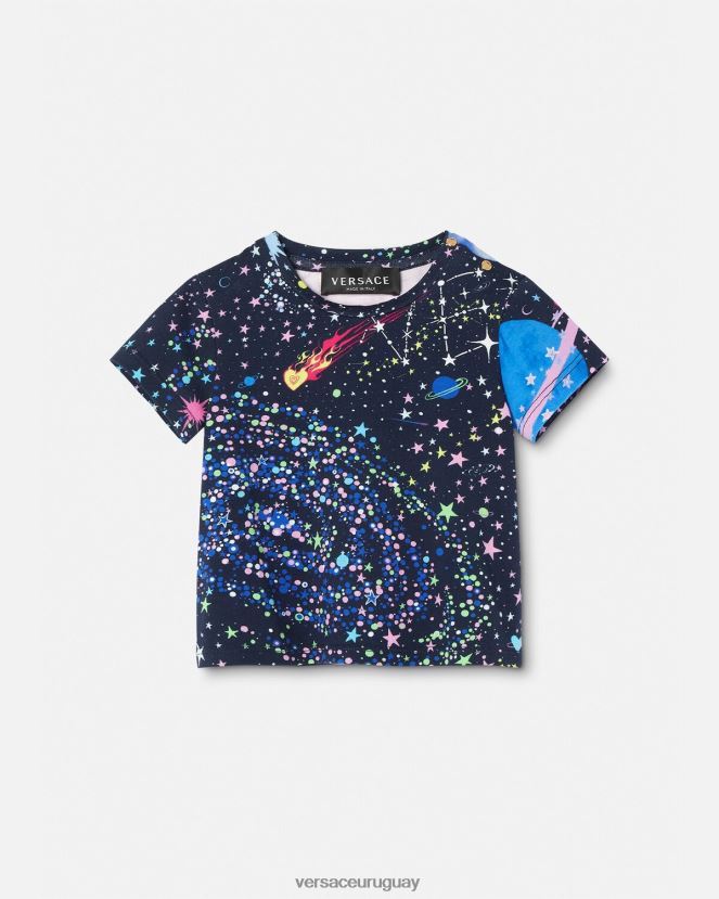 Versace medusa galaxia camiseta para bebé niños imprimir ropa H88R0H1852