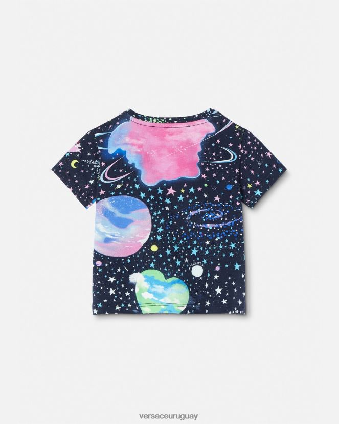 Versace medusa galaxia camiseta para bebé niños imprimir ropa H88R0H1852