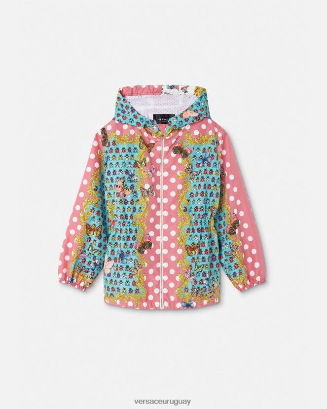 Versace chaqueta cortavientos mariposas niños imprimir ropa H88R0H1937