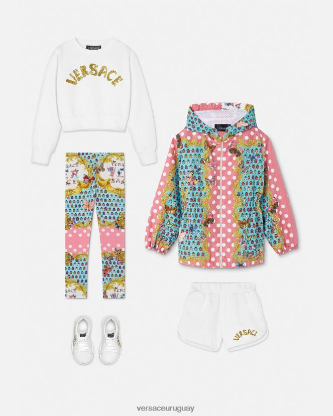 Versace chaqueta cortavientos mariposas niños imprimir ropa H88R0H1937